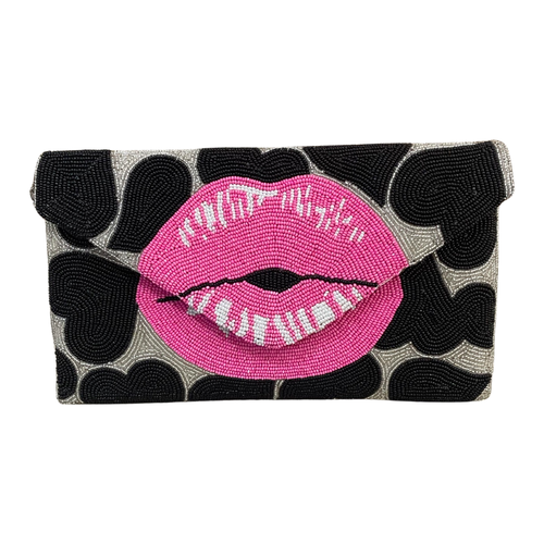 Beaded Clutch - Lip Service