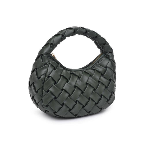 Woven Cutout Handle Mini - Olive