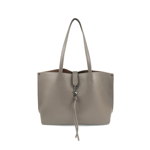 Double Handle Tote - Taupe