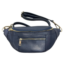 Zippered Sling / Belt Bag - Light Blue