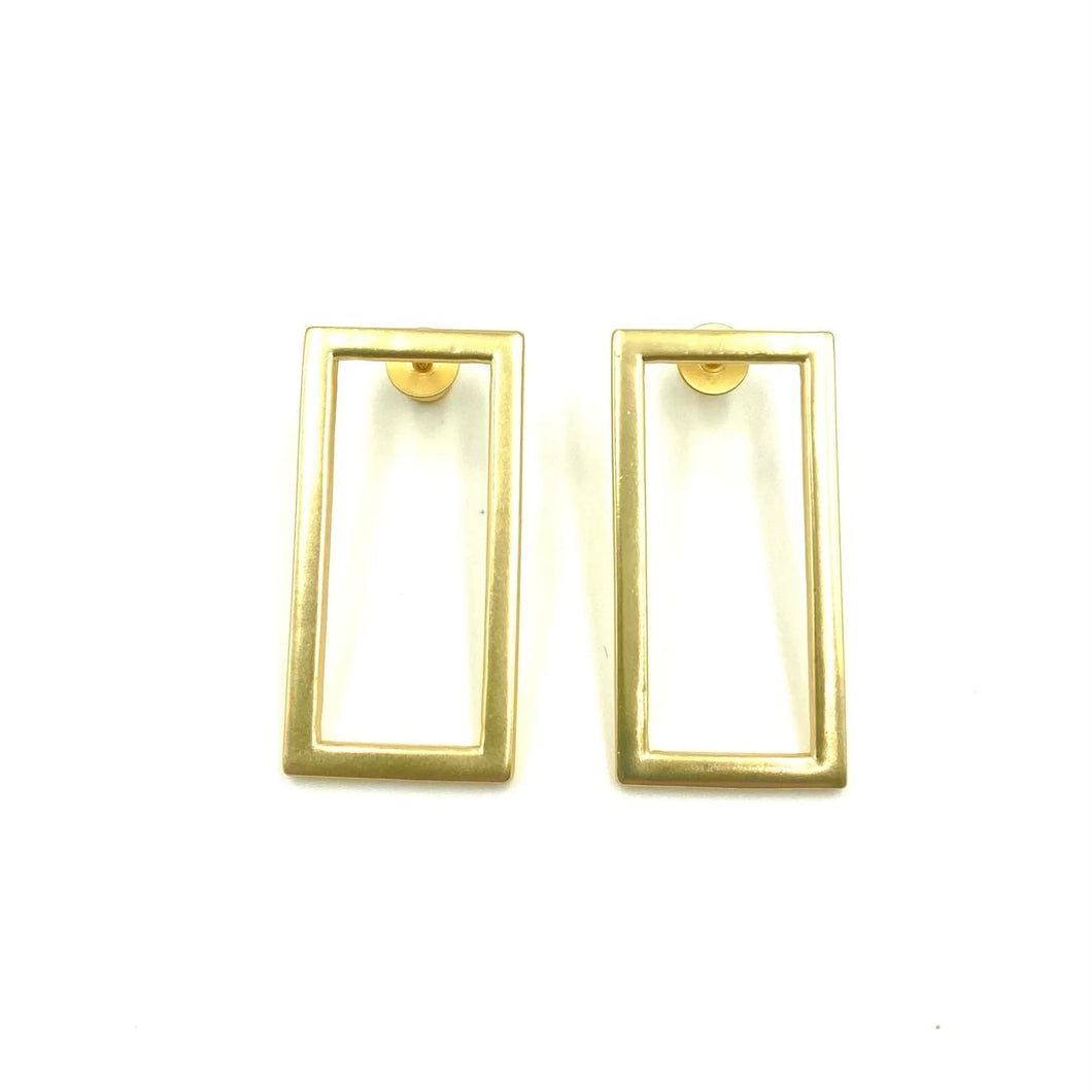 Open Rectangle Studs