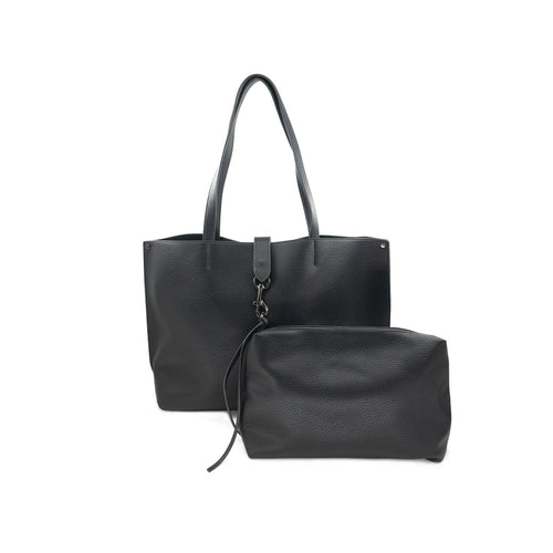 Double Handle Tote - Black