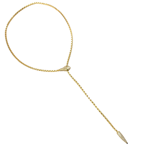 Snake Charmer Lariat - Gold