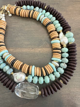 Amazonite & Pearl Collar