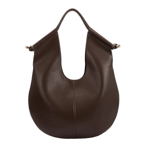 Cutout Handle Hobo - Espresso