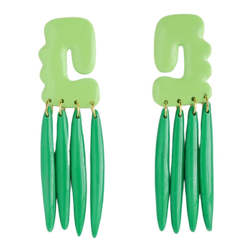 Spear Statement Earring - Palm