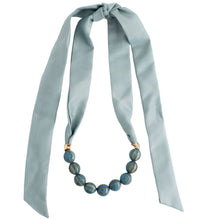 Scarf Necklace - Blue