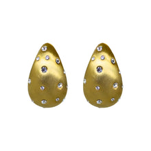 CZ Teardrop Stud