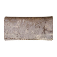 Sueded Leather Envelope Clutch