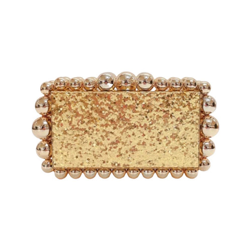 Bubble Clutch - Gold